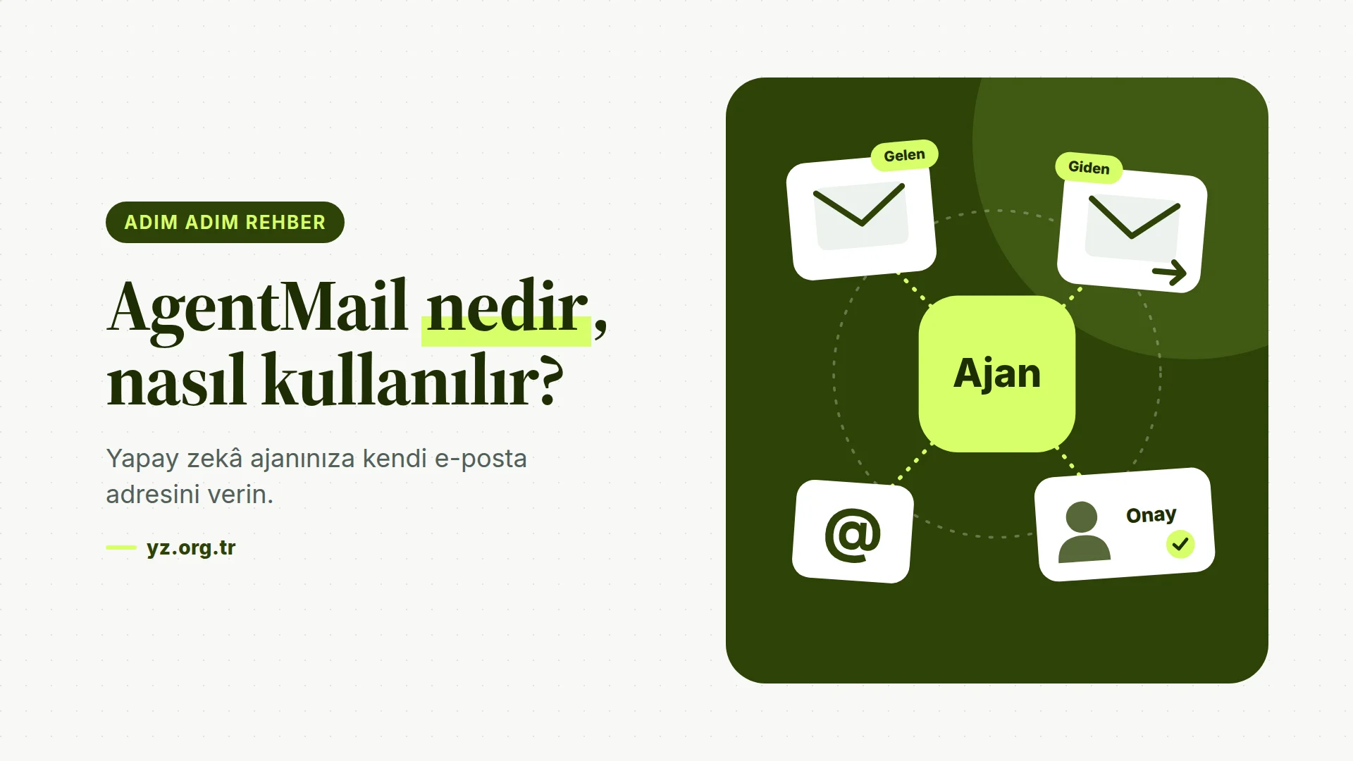 AgentMail Nedir, Nasıl Kullanılır? Yapay Zekâ Ajanına E-posta Adresi Verme Rehberi