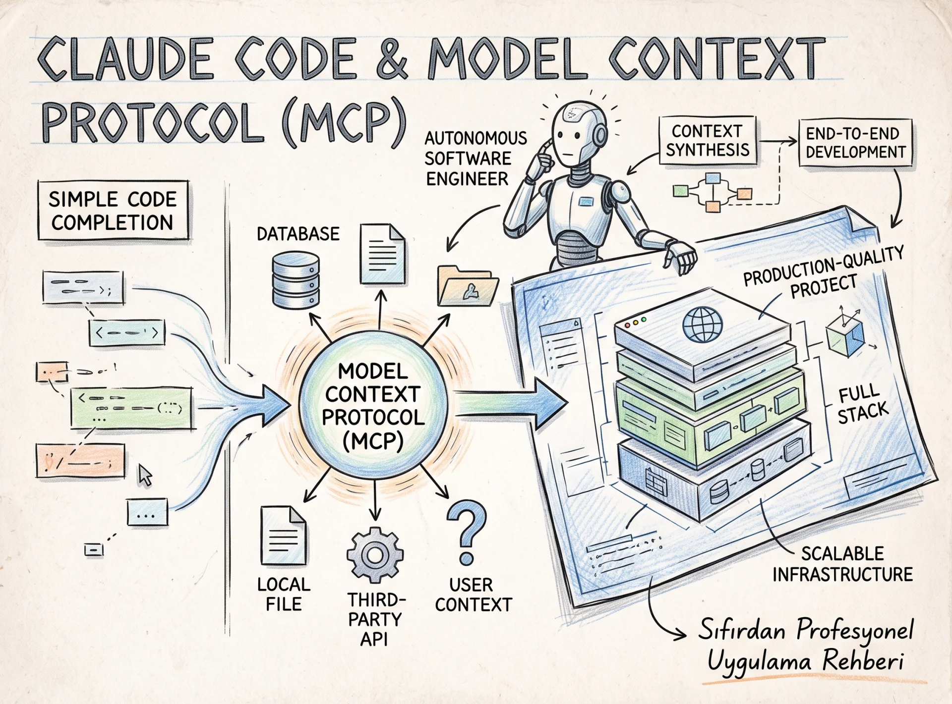 Claude Code ve Model Context Protocol (MCP) ile Profesyonel Web Uygulaması Geliştirme